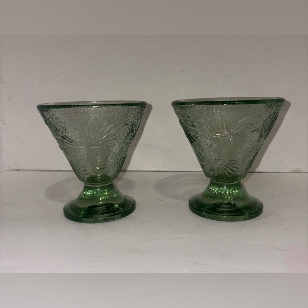 Marina compote bowls or heavy drink ware
